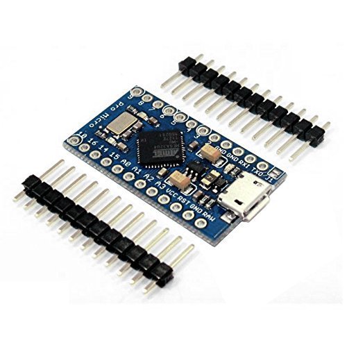 OSOYOO Pro Micro 5V/16MHz Module Board with 2 Row pin Header Replace wit  Pro Mini for Arduino