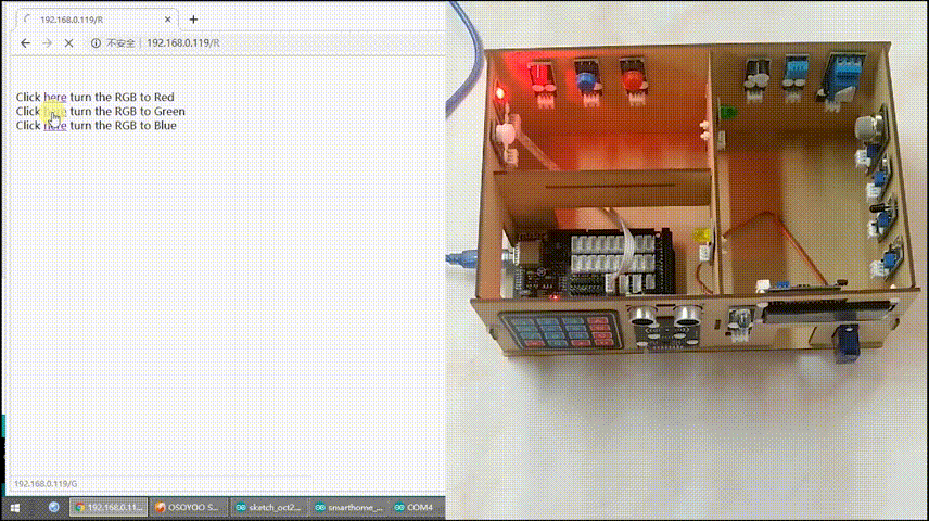 OSOYOO Smart Home IoT Starter Kit V2 für Arduino MEGA2560, Lernen der STEM-Elektronik-Engineering-Codierungsprogrammierung