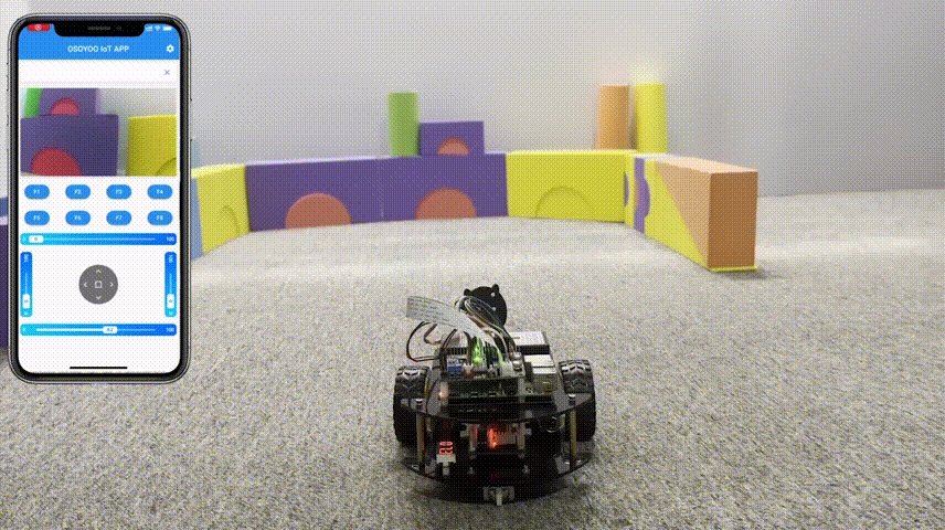 OSOYOO IoT-Kamera-Roboterauto-Lernkit für Raspberry Pi 
