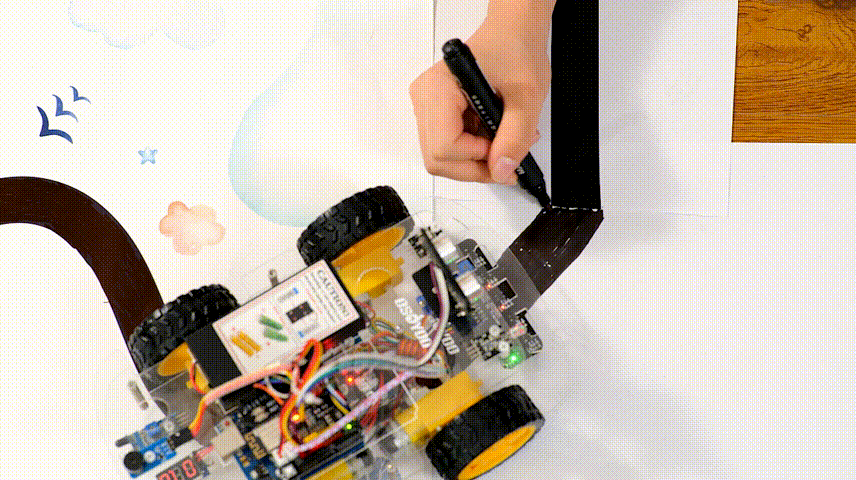 【日本発送】OSOYOO V2.1 Arduino ロボットカー スターターキット 初心者向け プログラミング学習 STEM教育