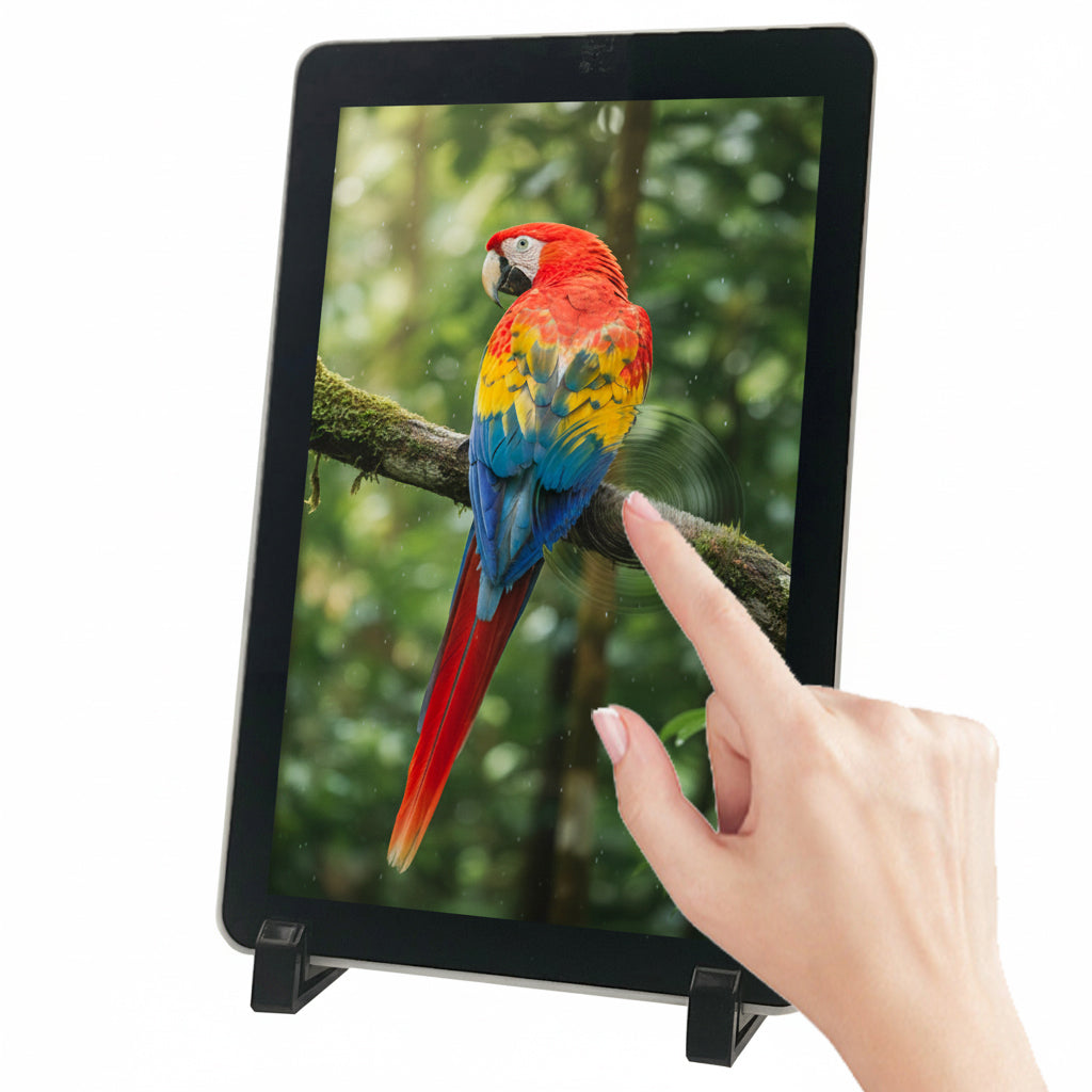 OSOYOO 10.1" IPS DSI Touchscreen Display for Raspberry Pi 5/4/3/2, 800x1280, 170° Wide View, 6H Tempered Glass, with Stand, Supports Bookworm OS