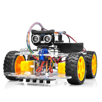 【日本発送】OSOYOO V2.1 Arduino ロボットカー スターターキット 初心者向け プログラミング学習 STEM教育
