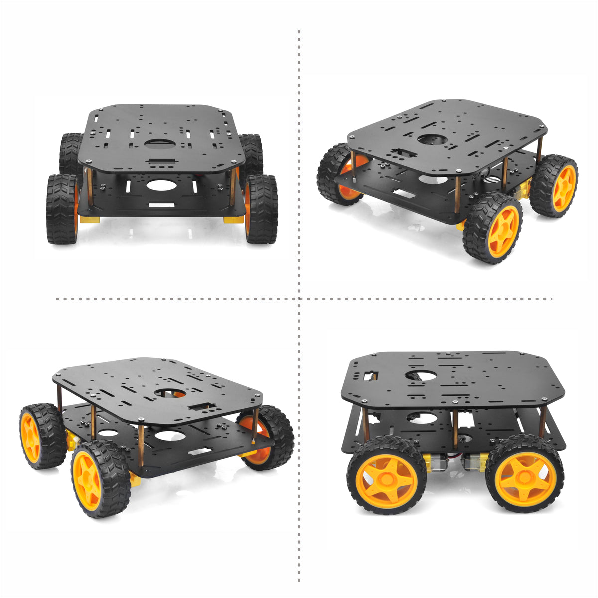 OSOYOO FlexiRover DIY Robot Chassis for Arduino
