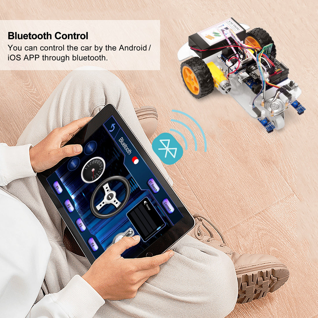 OSOYOO 2WD Robot Car Starter Kit for Arduino Educational Motorized ...