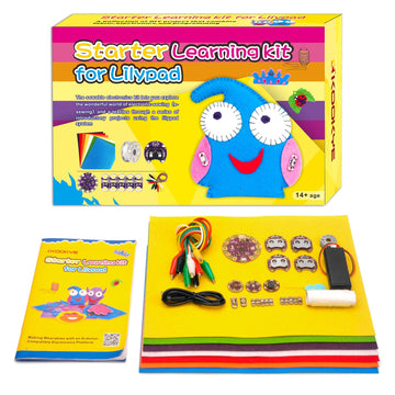 Lilypad Sewable Learning Starter Kit for arduino Wearable E-Textile Cuttable Sewing