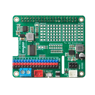 OSOYOO PWM I/O hat for Raspberry Pi Model#2021002800