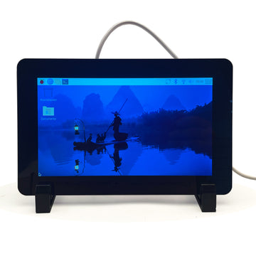 7" Touchscreen DSI IPS Capacitive 720×1280 HD for Raspberry Pi 5/4B/3B+/3A+ DSI & GPIO Powered 5-Point Touch 6H Hardness Tempered Glass Anti-Fingerprint