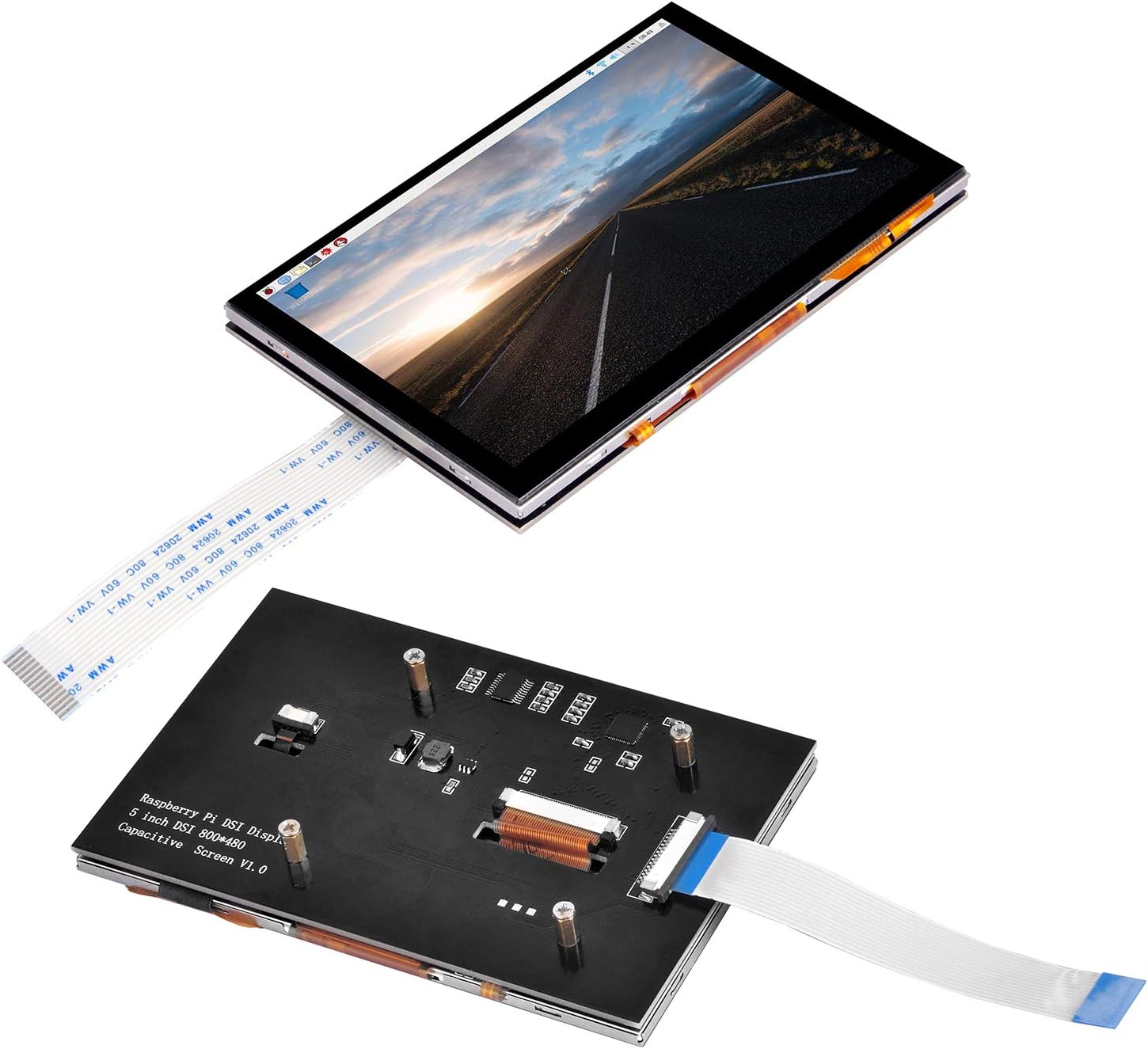 100台セット】OSOYOO 5インチTFT タッチスクリーン DSIコネクタ LCD
