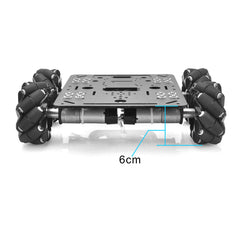 Châssis de voiture robotique OSOYOO Mecanum Wheel pour Arduino/Raspberry Pi 