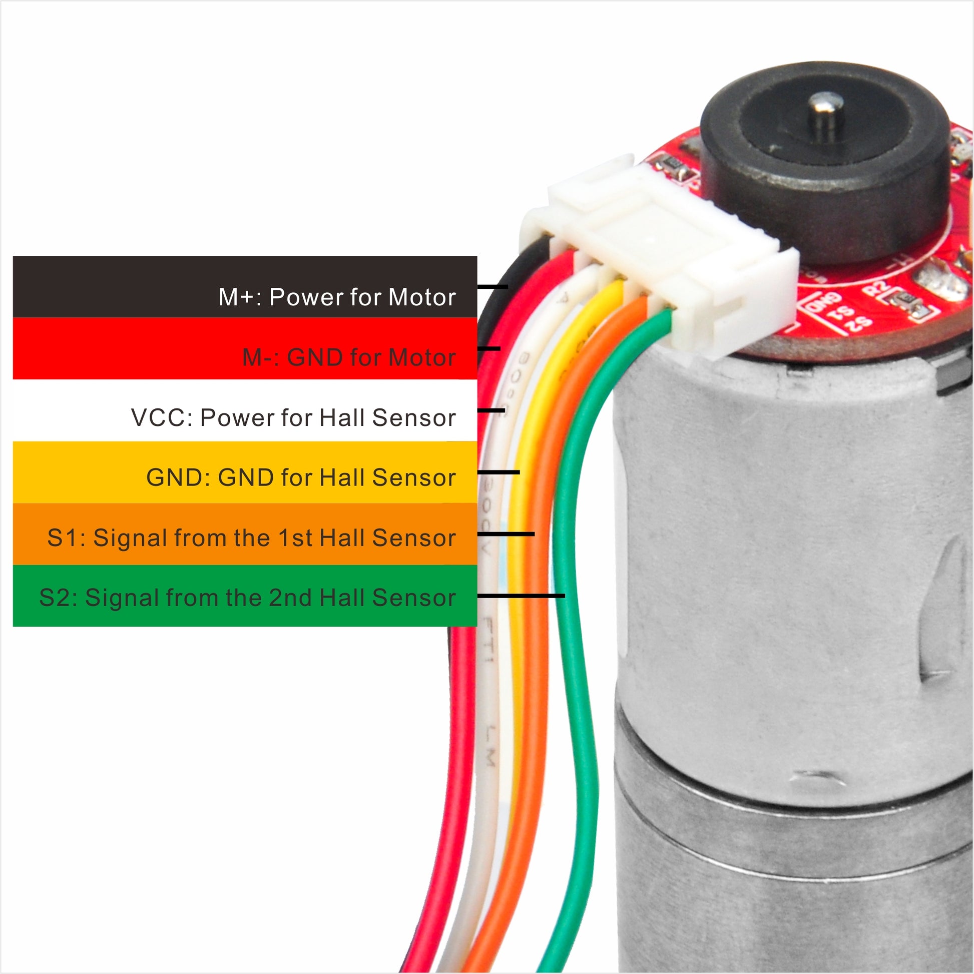 DC Encoder Motor Robotic Car Speed Encoder for Arduino Raspberry Pi Pl