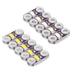 KOOKYE Lilypad LED Rouge/Jaune/Blanc/Bleu/Vert (25x Lilypad LED) pour Arduino Rapsberry Pi (25x Lilypad LED)