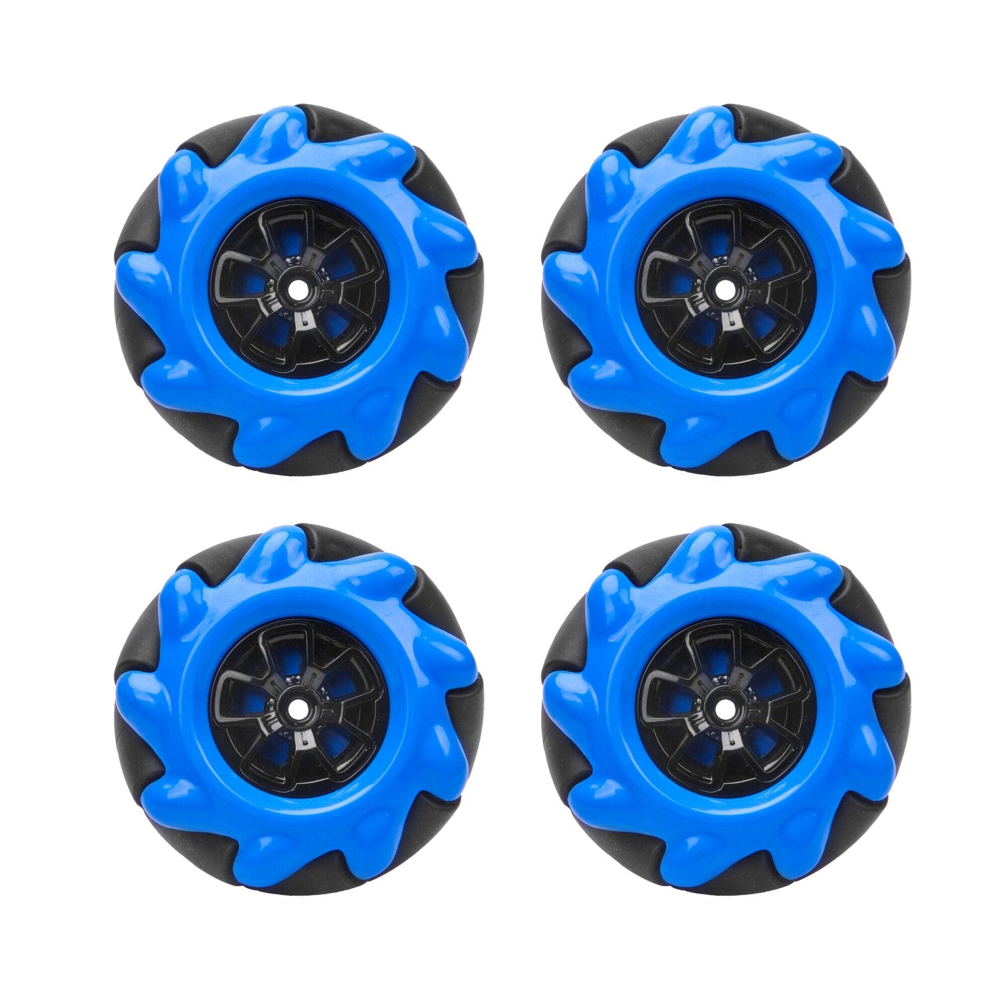 Roue Mecanum bleue pour kit de voiture robotique Arduino (modèle #2021006600)