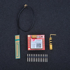 SIM800L GPRS GSM Breakout Module Quad-Band 850/900/1800/1900MHz SIM Card Slot Onboard with Antenna 3.7~4.2V