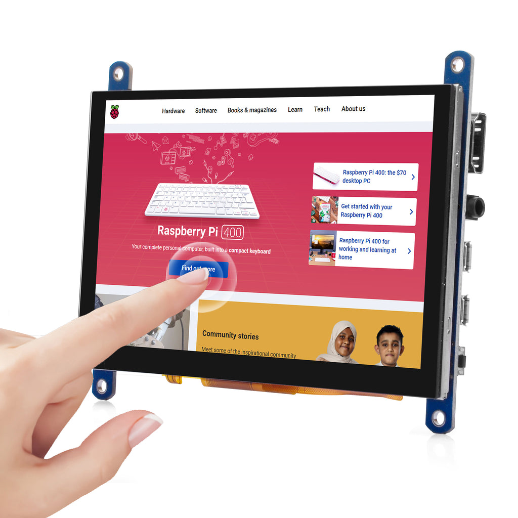 OSOYOO 5 inch Capacitive Touch Screen for Raspberry Pi 4 Banana P – OSOYOO.Store