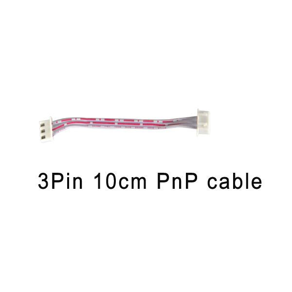 Câble JST OSOYOO à 3 broches, 10cm de long, 2 pièces, pour kit d'apprentissage OSOYOO (modèle #2019010600*2)