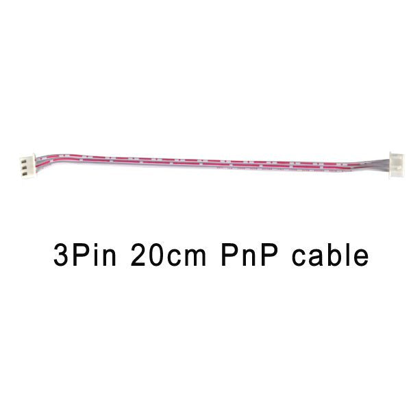 Câble JST OSOYOO à 3 broches, 20cm de long, 2 pièces, pour kit d'apprentissage OSOYOO (modèle #2019010700*2)