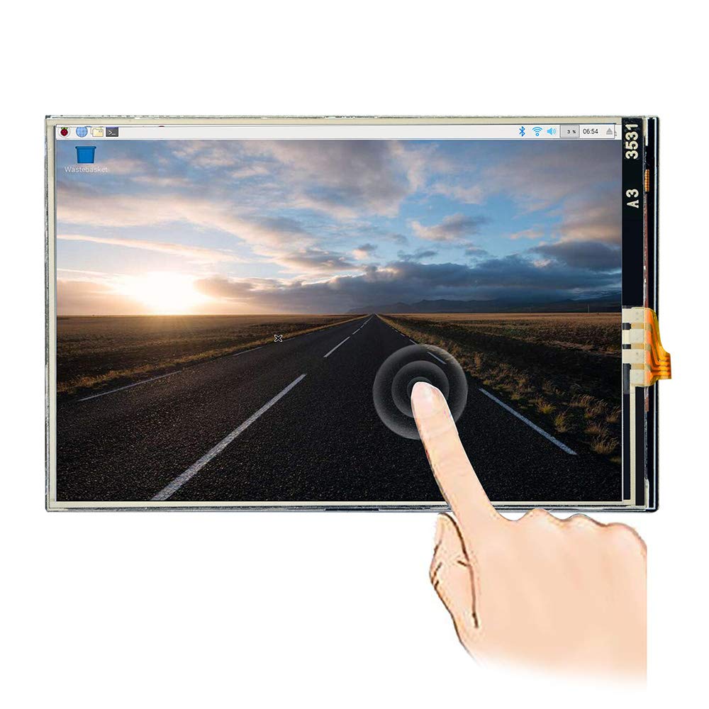 OSOYOO 3,5-Zoll-LCD-Touchscreen-Display SPI 128 MHz 60 Hz TFT-Monitor für Raspberry Pi 4, Pi 3B+, Pi 3, Pi 2, Pi Zero