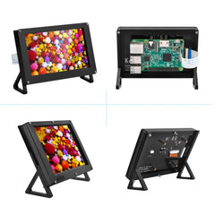 OSOYOO 5 Inch DSI Touch Screen for Raspberry Pi 4B 3B 3B+ 2 with Portable Mount Stand Holder