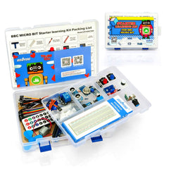 Kit d'apprentissage de démarrage OSOYOO pour BBC Micro:bit, Makecode de programmation pour débutants et enfants, adapté à l'éducation STEM
