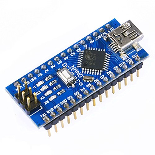 OSOYOO Nano Board for Arduino ATMEGA328P Module CH340G Mini Microcontroller Shield with Solder pins Without USB Cable
