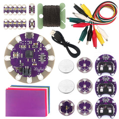 OSOYOO Sewable Electronics Starter Learning Kit w/Lilypad USB Board   for Arduino