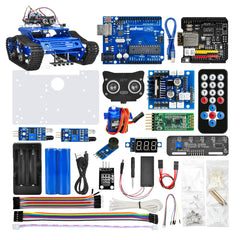Robot Car Electronics Parts Kit for Arduino Raspberry Pi Tank Platform Chassis (Tank Chassis NOT Included)