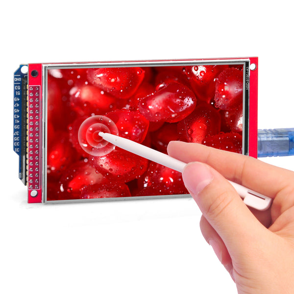 OSOYOO Prise de carte SD à écran tactile TFT 4 pouces pour Arduino Mega2560