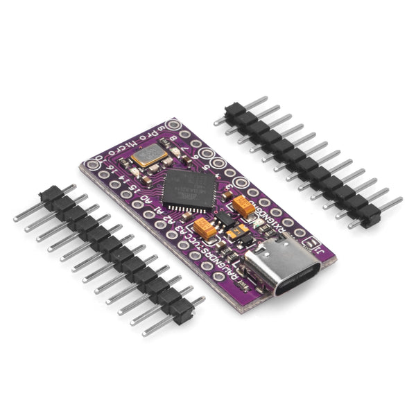 OSOYOO Pro Micro Board ATmega32U4 Leonardo 5 V/16 MHz Module Board Type C Port pour Arduino 