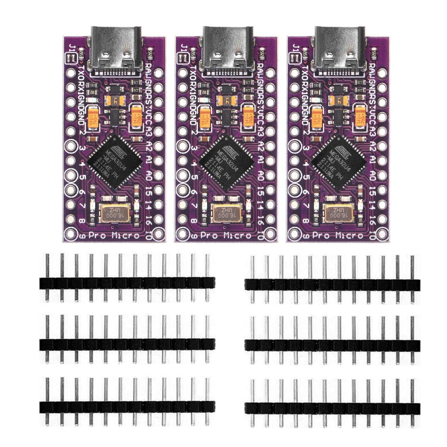 10er Set ATmega32u4 Board 5V 16MHz – Ersatz Für  Produktbild-Vorschau 3