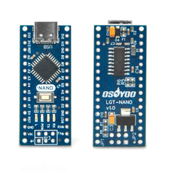 OSOYOO LGT Nano for Arduino Nano Compatible with ATmega328p Chip Nano Board with Type C Interface