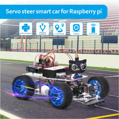 OSOYOO Robot de direction servo IoT caméra voiture pour Raspberry Pi