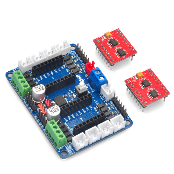 Model Y motor driver + PT5126 motor driver board for Arduino robotic car kit (Model #2021006600)