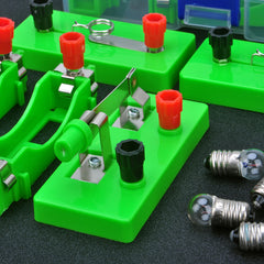 Kit d'apprentissage de circuit électrique pour enfants OSOYOO pour l'étude scientifique Ensemble de laboratoire de physique STEM pour étudiants
