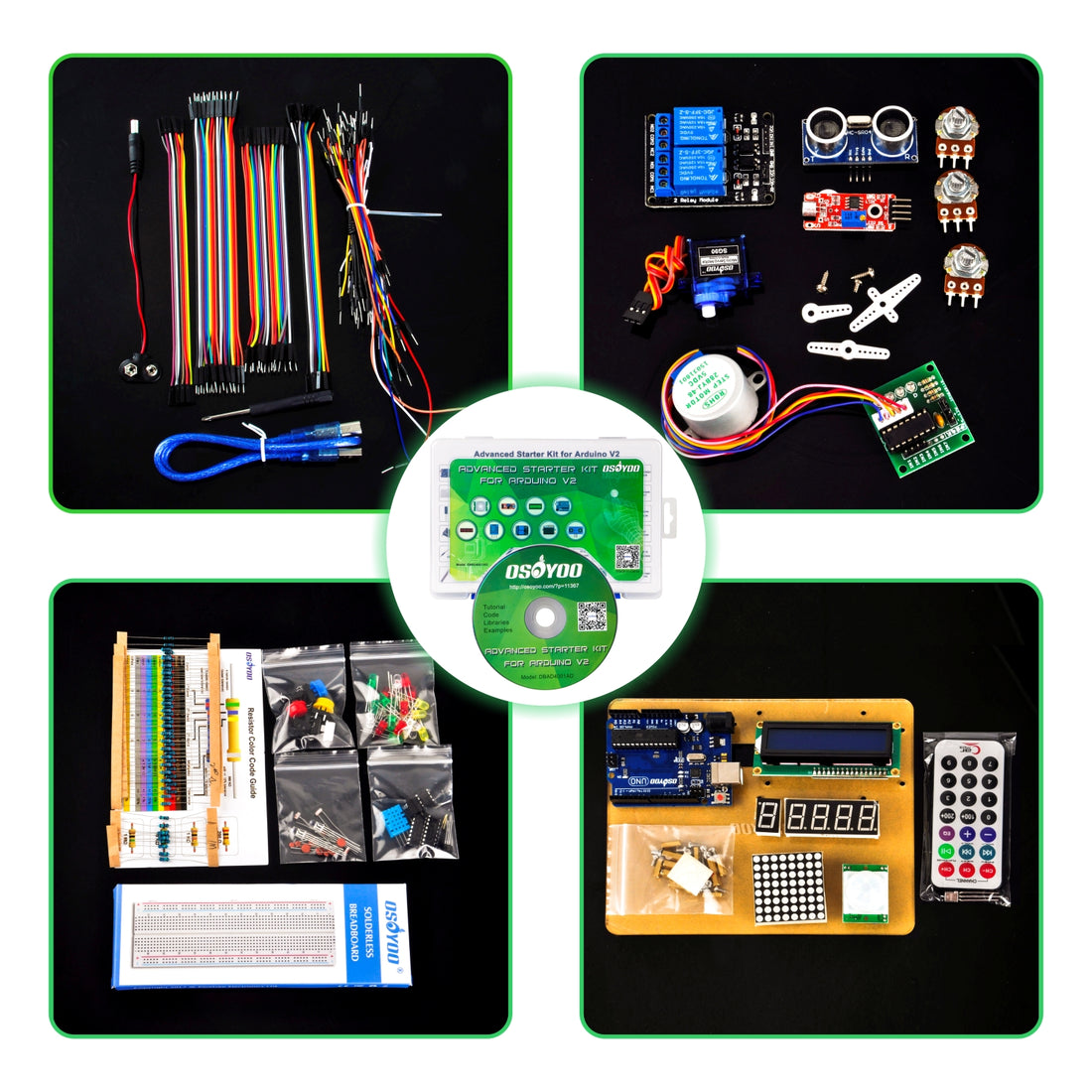 OSOYOO Komplettes Starter-Lernkit für Arduino