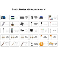 Kit de démarrage OSOYOO pour Arduino, apprentissage du matériel et du codage, modèle #LACC2006AD