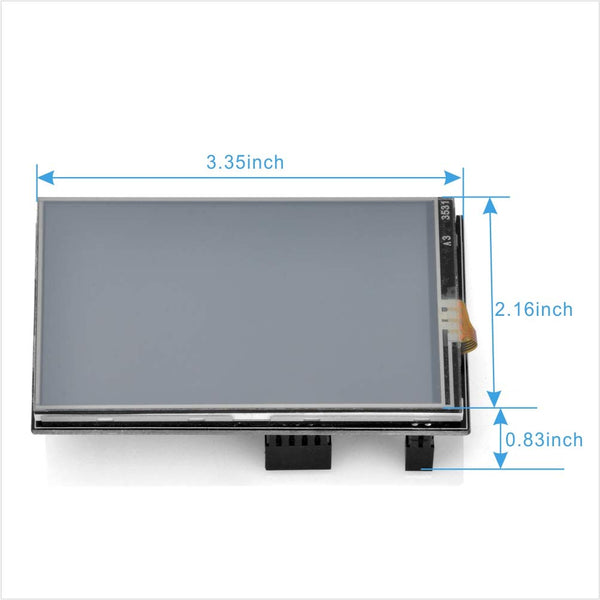 OSOYOO – écran tactile LCD 3.5 pouces, moniteur TFT SPI 128MHz 60Hz pour Raspberry Pi 4, Pi 3B +, Pi 3,Pi 2,Pi Zero