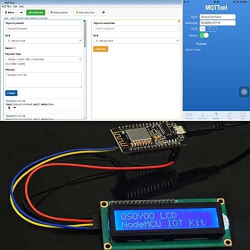 OSOYOO（オソヨー） ESP8266ではじめるNodeMCU IoT MQTT プログラミング 学習キット 実験キット 初心者演習用電子パーツセット (NodeMCU IoT*50個セット)