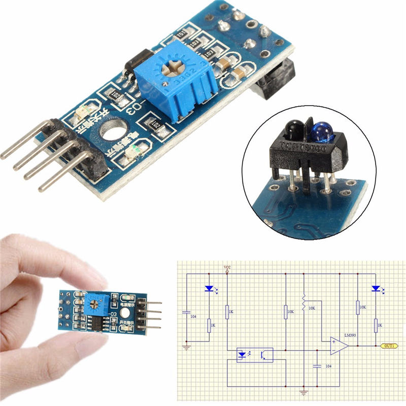 5 Array Line Tracking Sensor Arduino TCRT5000 Infrared Line Tracking Sensor for Arduino V2.0 Robot Car(mode