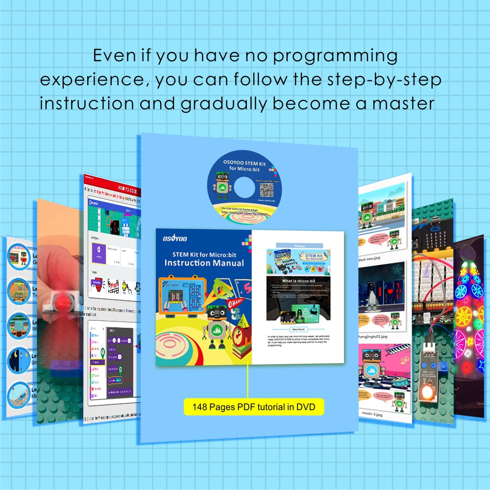 OSOYOO STEM Starter Grafisches Programmierkit für BBC Micro:bit