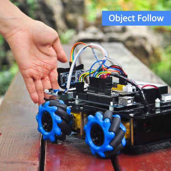 OSOYOO Omni-direction Mecanum Robot Car for Arduino Raspberry Pi
