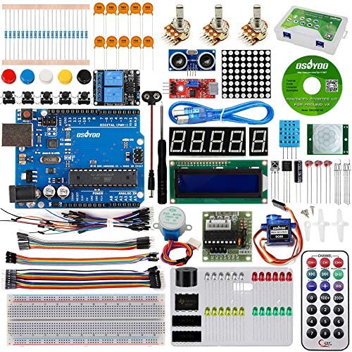 Universal Super Starter Kits V2 für Arduino-Tutorials (UNO-Board im Lieferumfang enthalten) 