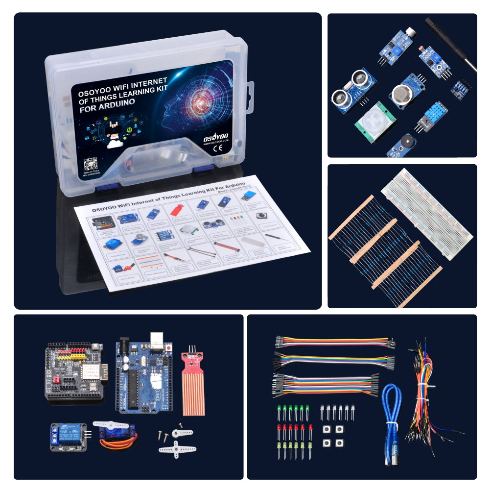 OSOYOO WiFi IoT Learning Kit for Arduino ESP8266