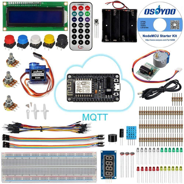 Kit OSOYOO NodeMCU ESP8266 pour apprendre la programmation IoT pour Arduino