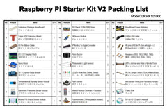Kit d'apprentissage de programmation de démarrage OSOYOO pour Raspberry Pi