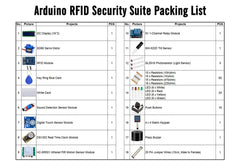 OSOYOO RFID Security Master Starter Kit for Arduino UNO R3 Mega2560 Basic Learning DIY