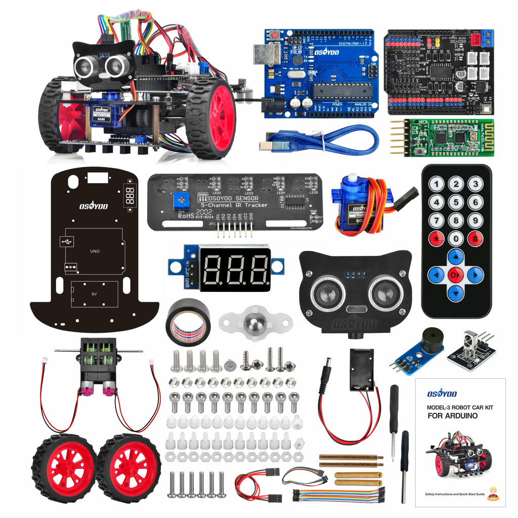 Arduino Smart Robot Car kit model 3 OSOYOO – OSOYOO.Store