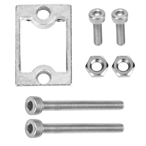Metal Motor Holders with screws for TT motor (Model: 2017010900)