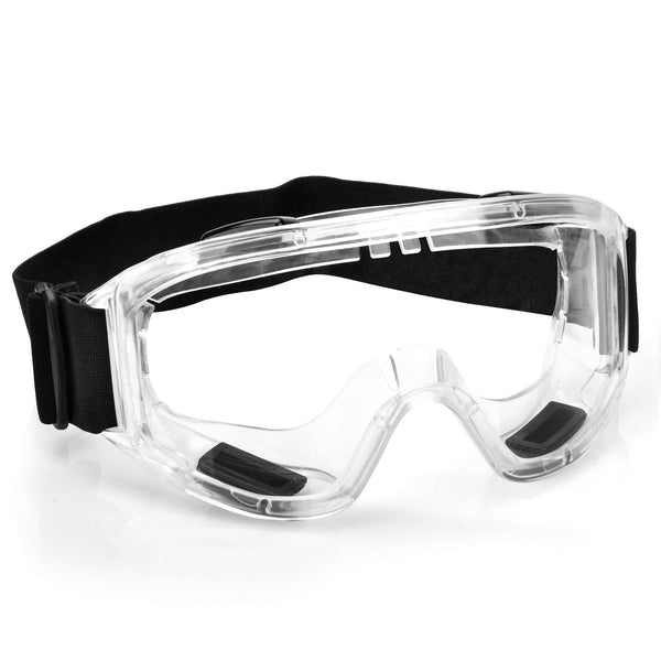 SL-52 Safety Goggles Glasses with Clear Fog-Free Anti-spittle Anti Scratch Protection Coated Lenses Spectacles Eye Protection for Adult