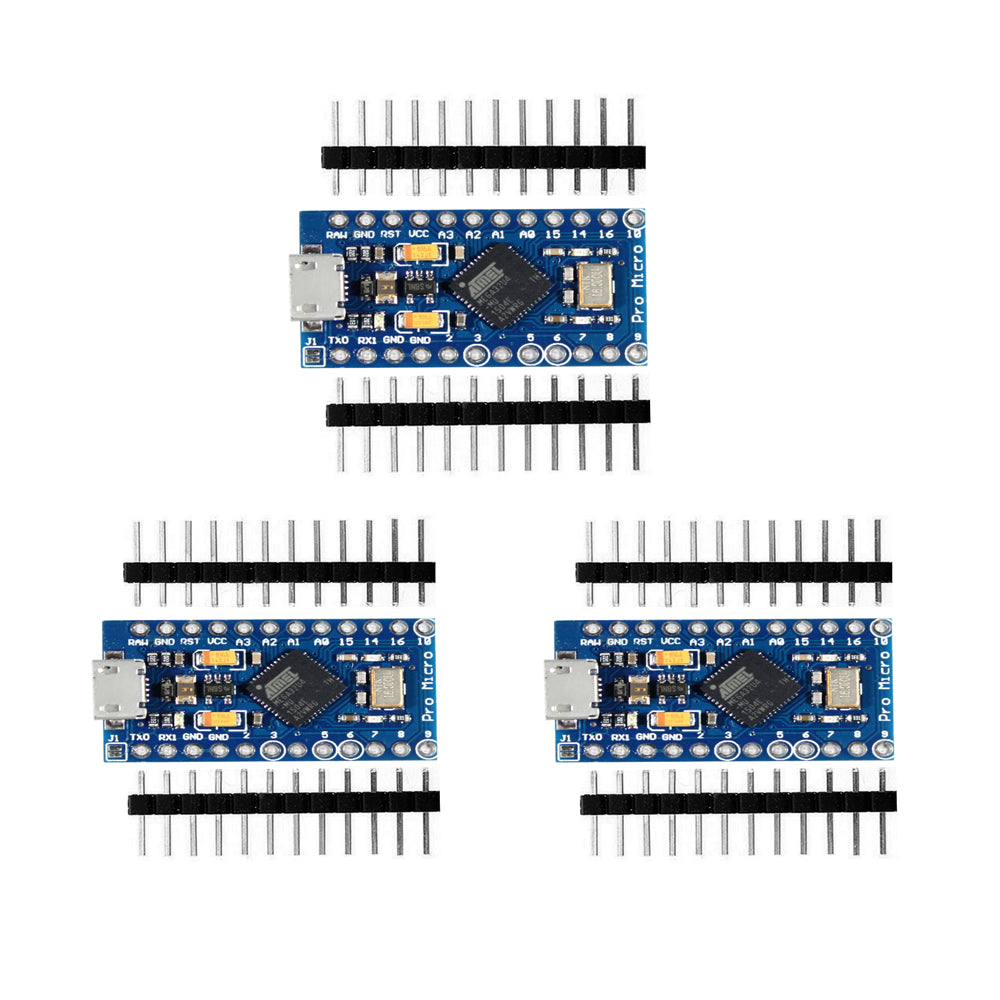Pro Micro Board for arduino ATmega32U4 5V/16MHz with 2 Row pin Header