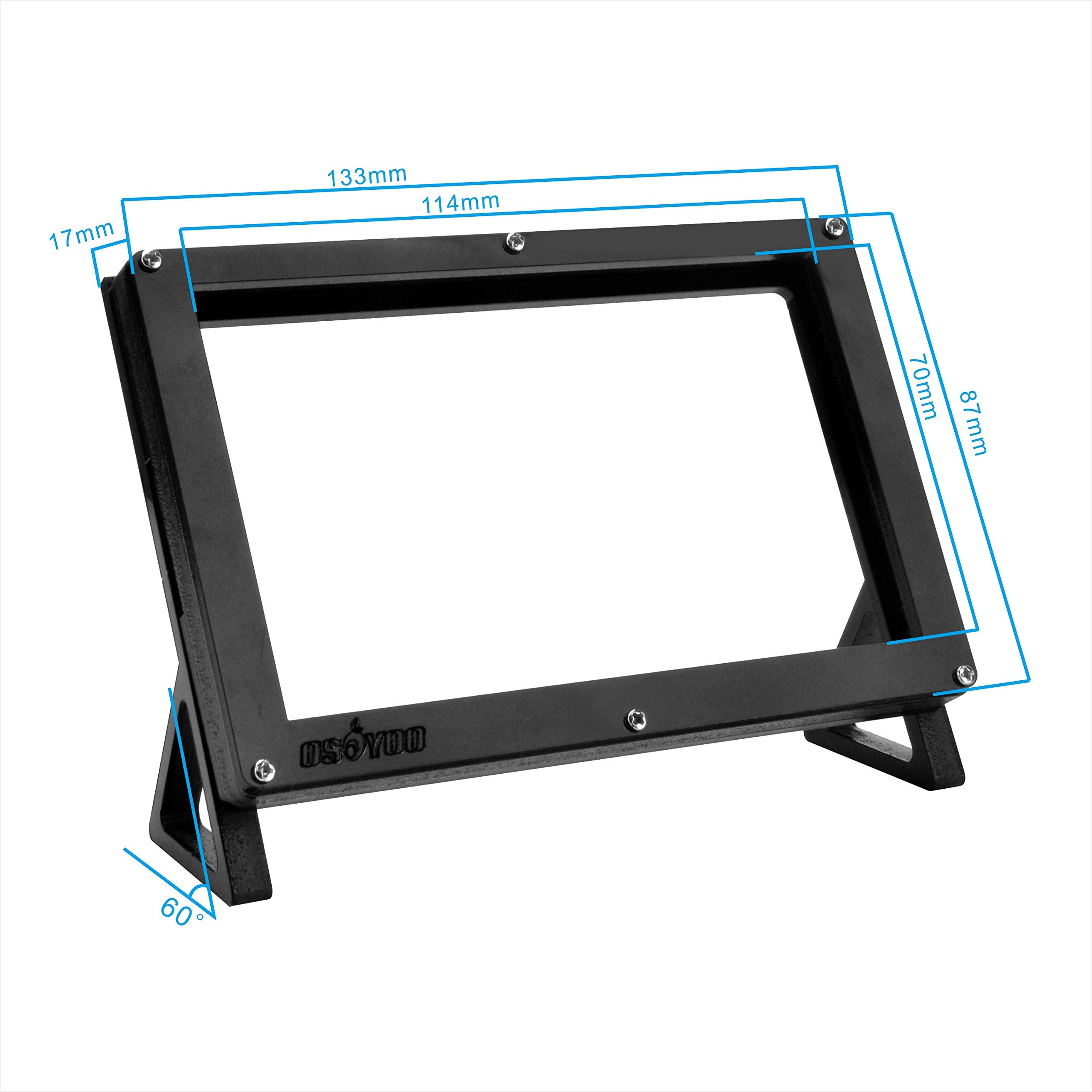 OSOYOO Protective Case Stand Holder for Raspberry Pi 4 3 3B+ 2 5 Inch